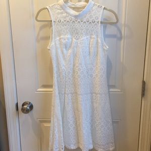 White lace dress